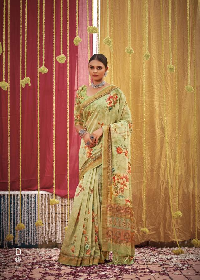 Shangrila Pure Sequins 2 New Festive Wear Linen Weaving Designer Saree Collection